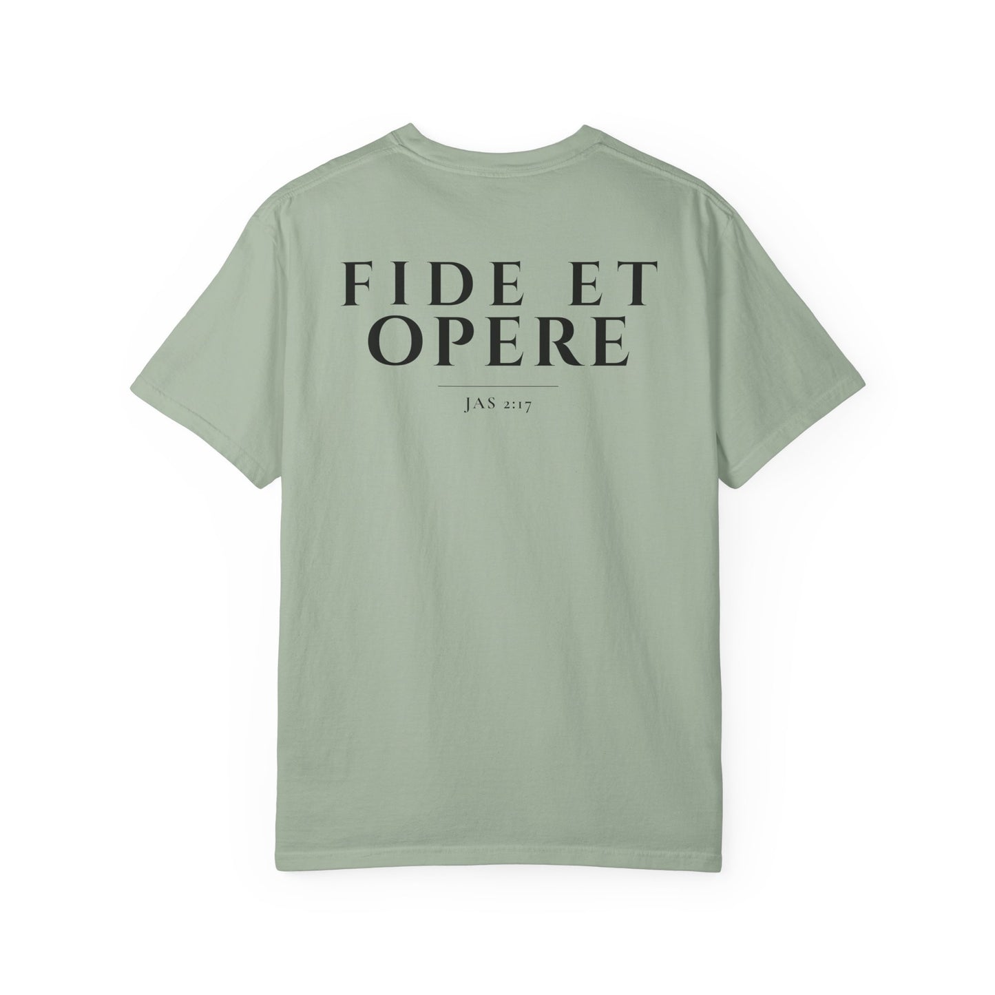 'Fide et Opere' Latin Tee