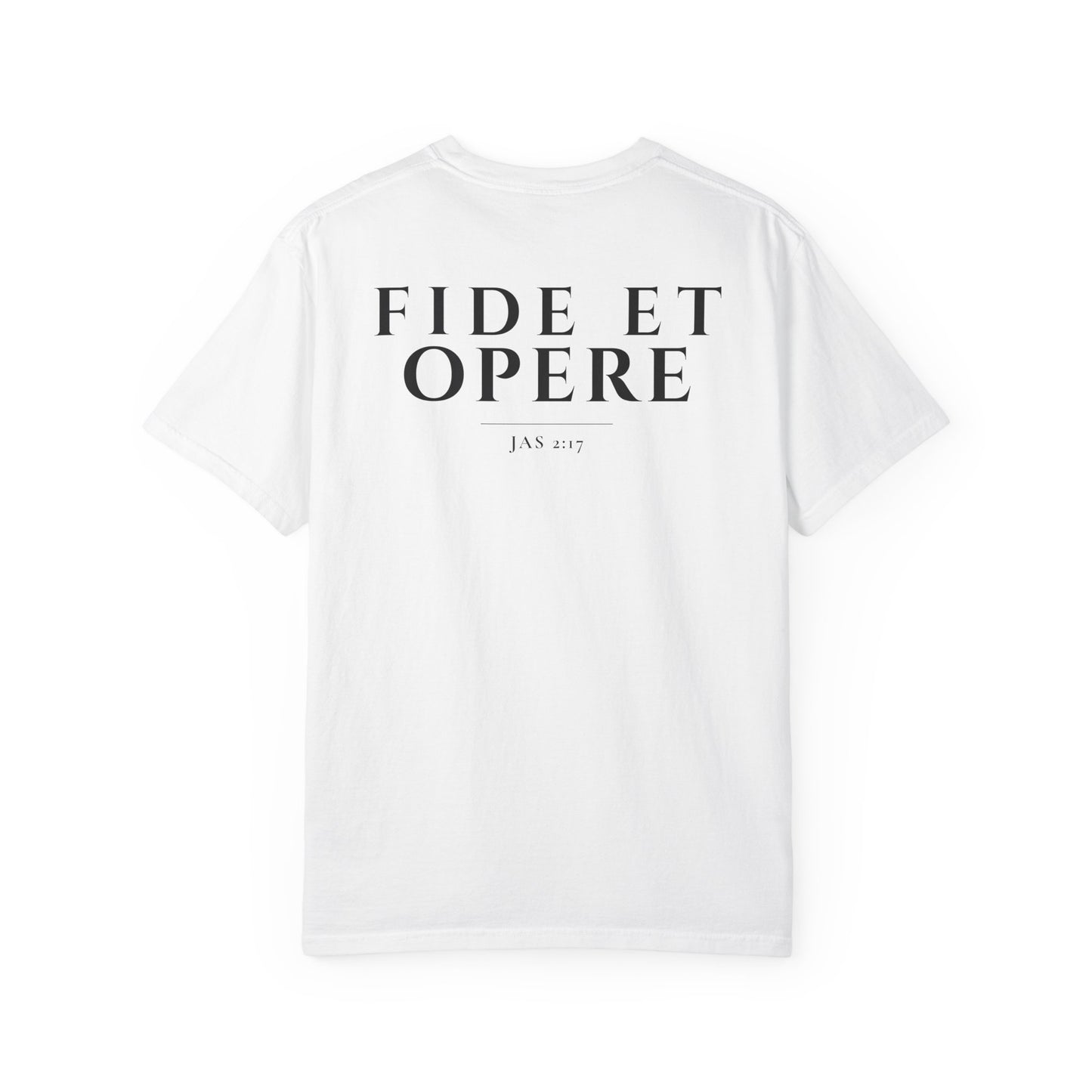 'Fide et Opere' Latin Tee