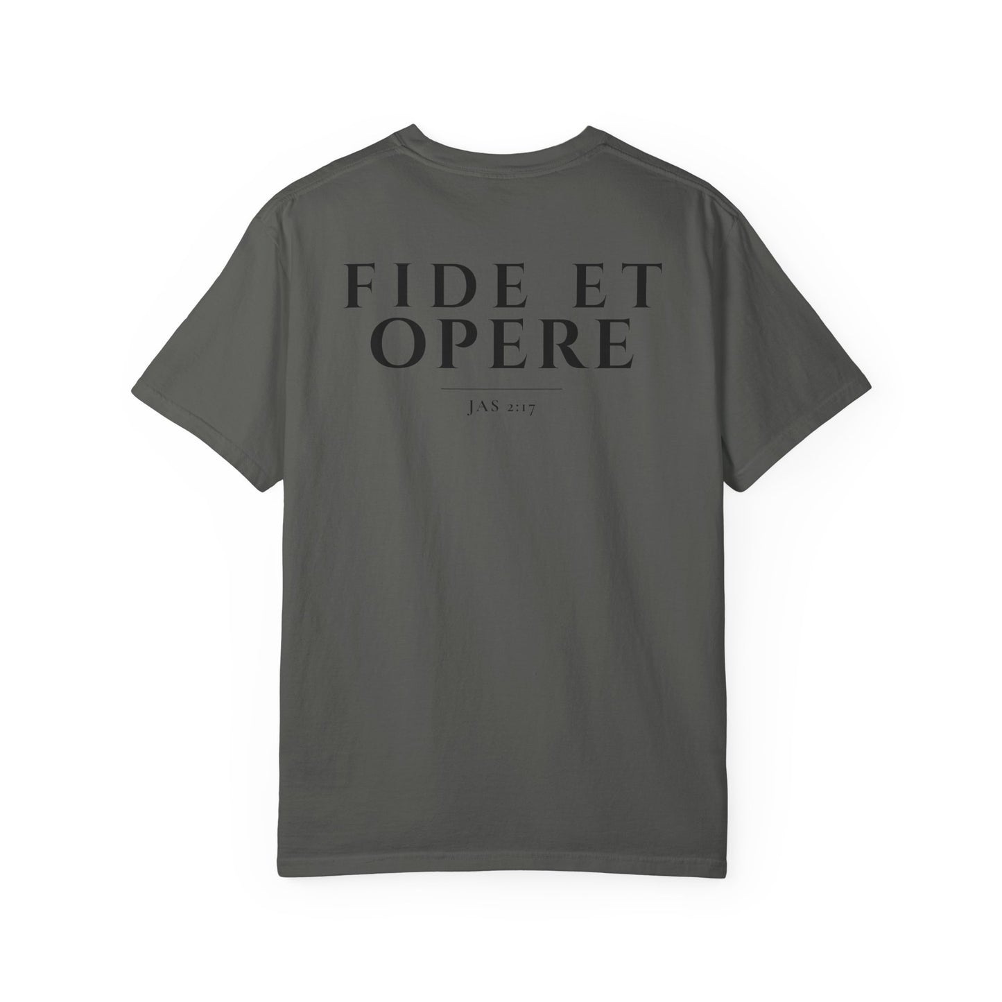 'Fide et Opere' Latin Tee