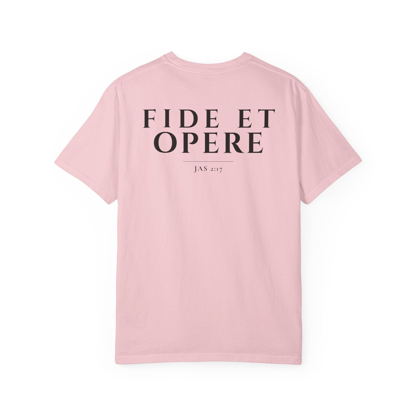 'Fide et Opere' Latin Tee